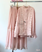 Ensemble 'Tulipe' en broderie anglaise