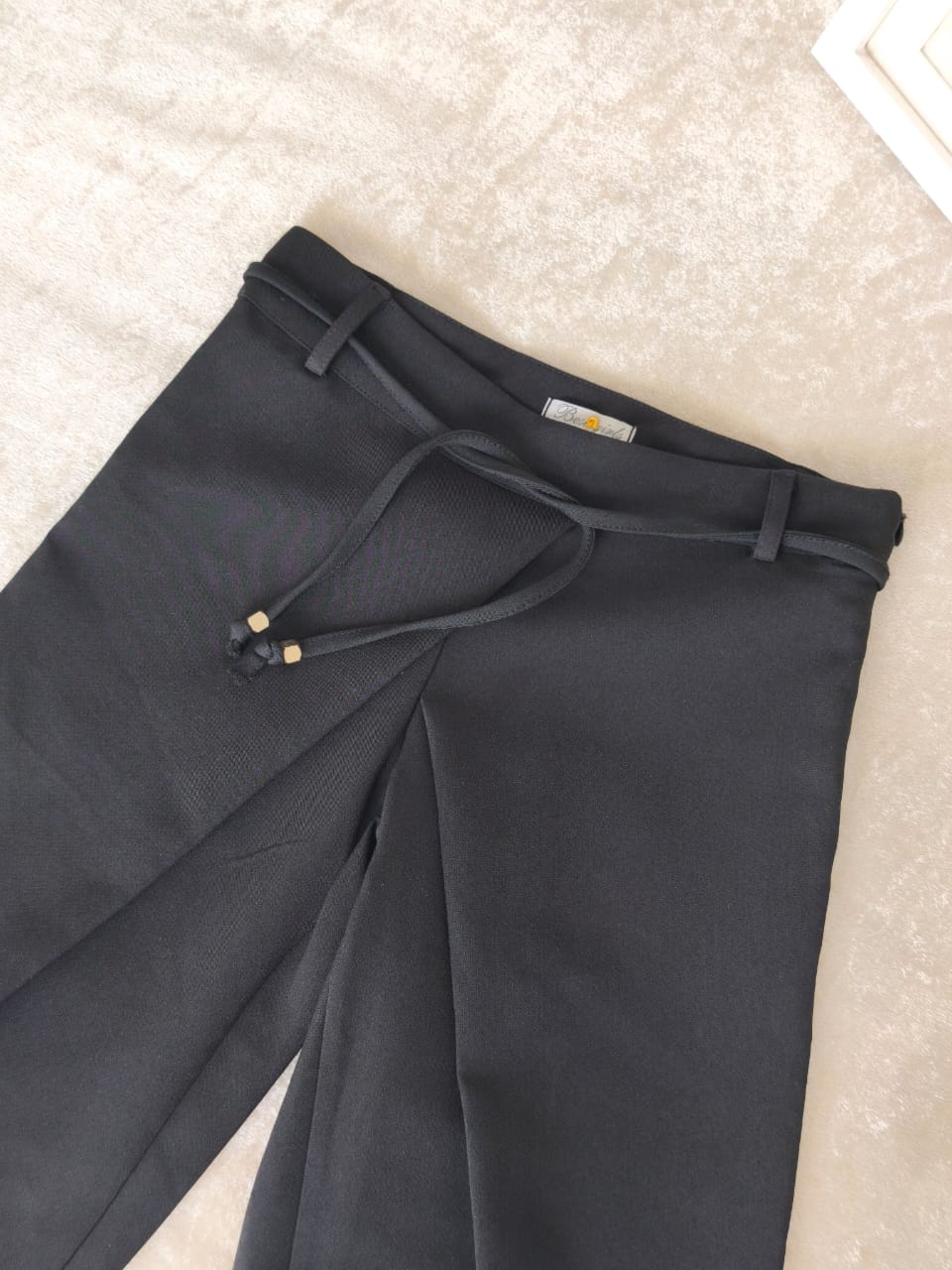 Pantalon 'palazzo' large 3/4