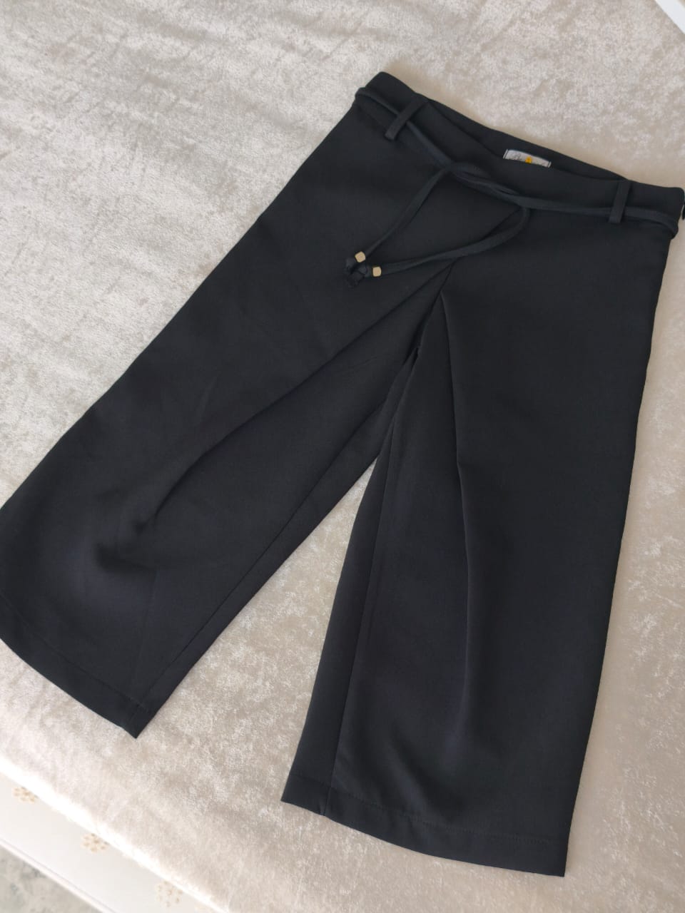 Pantalon 'palazzo' large 3/4
