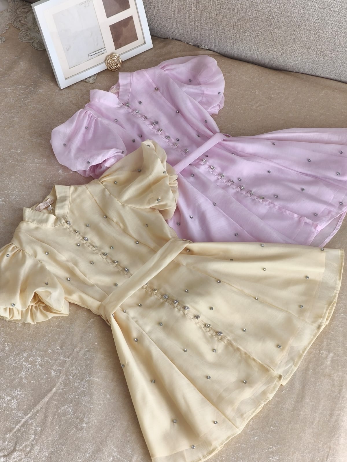 Robe fille - Perle