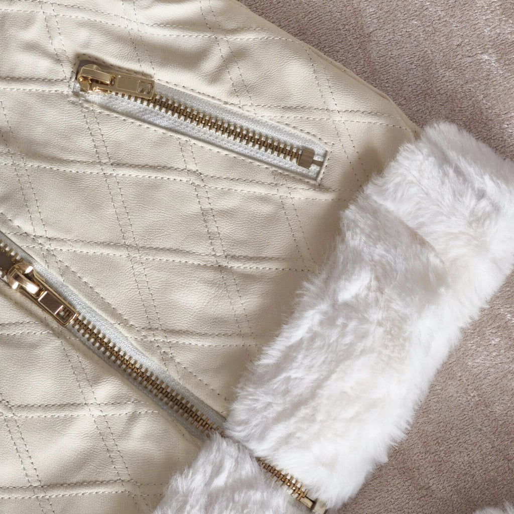 Ensemble CUIR FORRURE pour bébé et fille