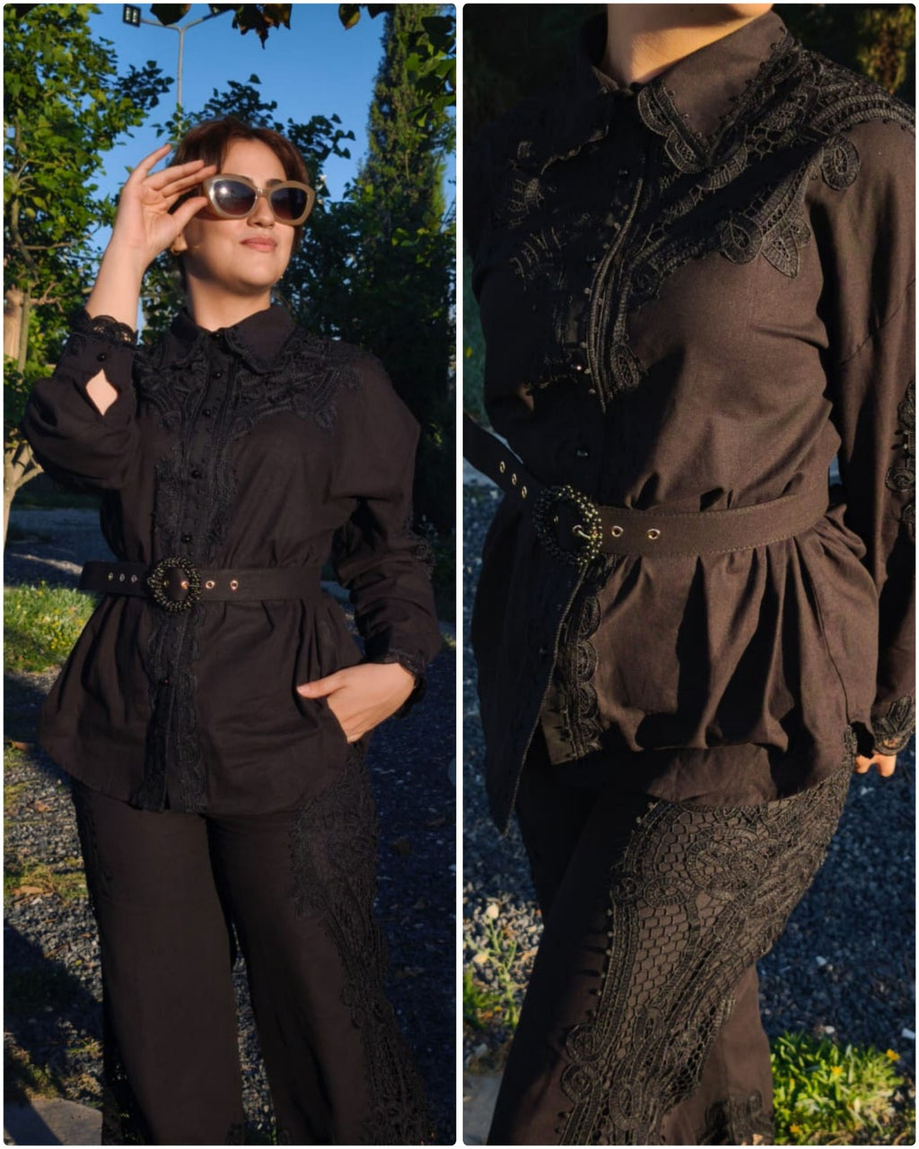 Ensemble SPLENDID en Broderie Anglaise