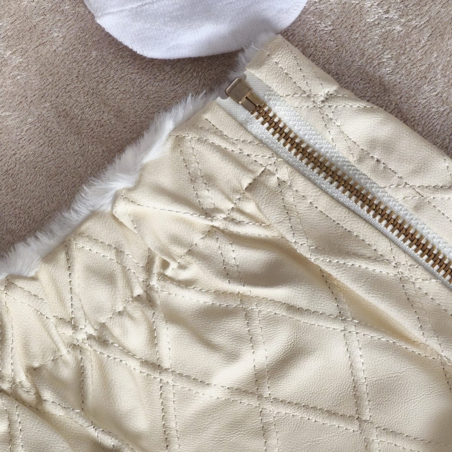 Ensemble CUIR FORRURE pour bébé et fille