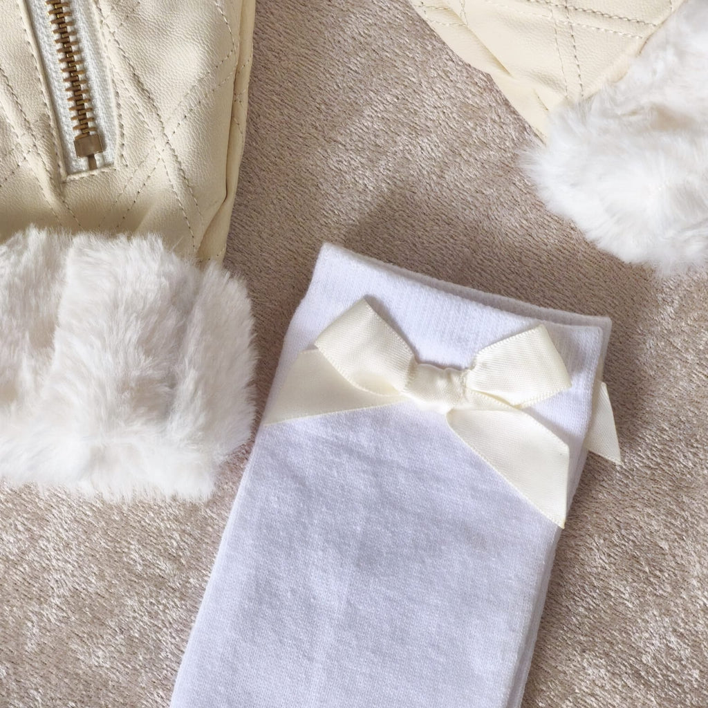 Ensemble CUIR FORRURE pour bébé et fille
